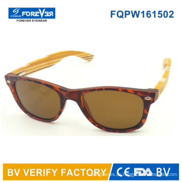 Fqpw161502 guter Qualität bunte Bambus Tempel Sonnenbrillen